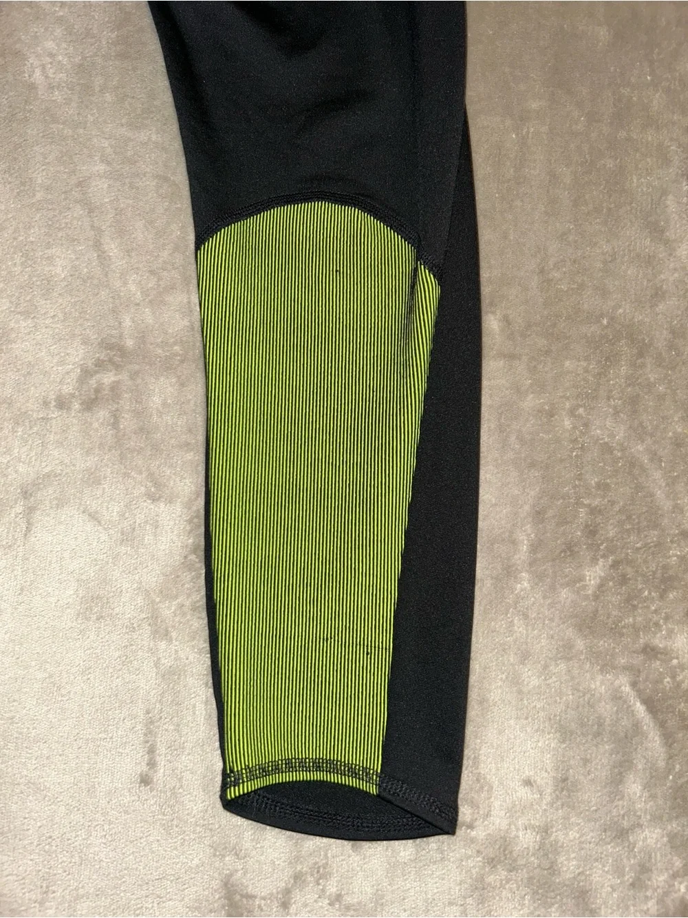 Kids XL Nike Black Joggers with Neon Yellow Swoosh